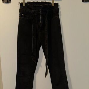 7 for all mankind black skinny jeans